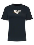 Koszulki i topy damskie - Roxy T-Shirt Oceanregular ERJZT06078 Czarny Regular Fit - miniaturka - grafika 1