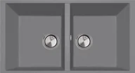 Zlewozmywaki - Zlew PLADOS ONE 7920-U TITANIUM METAL (szary metalik 42) (ON7920ST42) - miniaturka - grafika 1