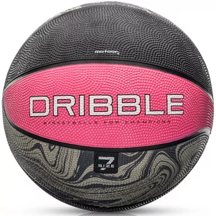 Meteor Piłka koszykowa Dribble różowy 07092 - Koszykówka - miniaturka - grafika 1