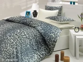 Pościel - Pościel satyna bawełniana VALERON GREY - miniaturka - grafika 1