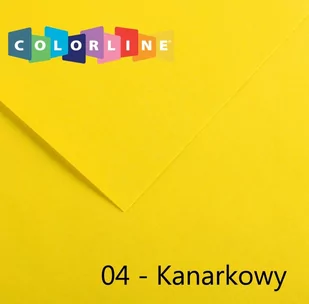 Canson Karton COLORLINE 150g.50*65kanarkowy (10)10A 04 200041380 CANSON byk0290014 - Szkolne artykuły papiernicze - miniaturka - grafika 1