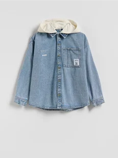 Reserved - Jeansowa koszula - niebieski - Kurtki i płaszcze dla chłopców - miniaturka - grafika 1