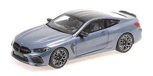 Bmw M8 Coupe – Blue Metallic – 2020 1:18 Minichamps 110029024 - Samochody i pojazdy dla dzieci - miniaturka - grafika 1