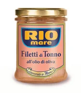 Konserwy i dania rybne - Filety z tuńczyka w oliwie Filetti di Tonno 180g - Rio Mare - miniaturka - grafika 1