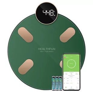 Healthfun Smart Bluetooth Body Scale, 13 Body Data, Sync with  Google Fit / Apple Health / Fitbit, Support iOS / Andriod - Oferty nieskategoryzowane - miniaturka - grafika 4