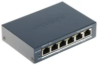 Switche - SWITCH POE DS-3E1506P-EI 4-PORTOWY Hikvision - miniaturka - grafika 1