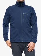 Bluzy sportowe męskie - Polar Columbia Fast Trek II Full Zip Fleece - navy - miniaturka - grafika 1