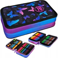 Piórniki - Piórnik Szkolny z Wyposażeniem Podwójny Motyle Art Jumper 2 CoolPack - miniaturka - grafika 1