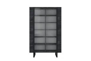 Witryna Verica 120 cm - charcoal / czarne nóżki - Witryny - miniaturka - grafika 6