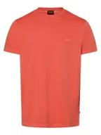 Koszulki męskie - JOOP! T-shirt męski Mężczyźni Bawełna pomarańczowy jednolity, M - miniaturka - grafika 1