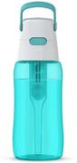 Butelki filtrujące - Butelka filtrująca Dafi SOLID 0,5 l turkusowa barwiony zbiornik z filtrem - miniaturka - grafika 1