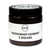 Dezodoranty i antyperspiranty unisex - La-Le Dezodorant w Kremie Cedrowy, La-Le, 120ml - miniaturka - grafika 1