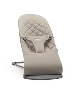 Baby Bjorn Bliss Contton Piaskowy Szary - Leżaczki i huśtawki - miniaturka - grafika 3