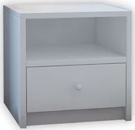 Szafy i szafki dla dzieci - Elior Szafka nocna dla dziecka Happy 4X - biała - miniaturka - grafika 1