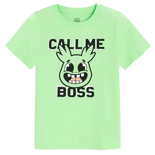 Cool Club, T-shirt chłopięcy, zielony - Koszulki dla chłopców - miniaturka - grafika 1