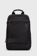 Plecaki - Samsonite plecak męski kolor czarny duży gładki - miniaturka - grafika 1