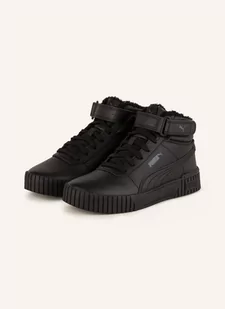 PUMA Carina 2.0 Mid WTR Jr, trampki dziewczęce, Puma czarna Puma czarny ciemny cień, 36 EU - Buty dla dziewczynek - miniaturka - grafika 1
