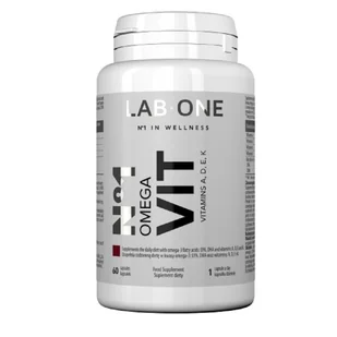 Lab One Omega Vit, kapsułki, 60 szt. - Serce i układ krążenia - miniaturka - grafika 1