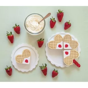 JaBaDaBaDo drewniany tort waflowy - Zabawki AGD - miniaturka - grafika 1