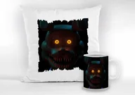 Gadżety dla niej i dla niego - Zestaw Poduszka + Kubek Z nadrukiem Five Nights at Freddy's (2023) Horror 1 - miniaturka - grafika 1