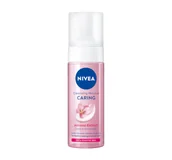Żele do mycia twarzy - Nivea Caring pielęgnująca pianka oczyszczająca 150ml - miniaturka - grafika 1