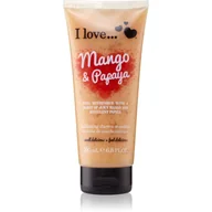 Peelingi do ciała - I love Mango & Papaya peeling pod prysznic 200 ml - miniaturka - grafika 1