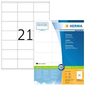 Etykiety do drukarek - Herma Etiketten Premium A4 wei 70x42 mm Papier 10500 St. - 4415 - miniaturka - grafika 1