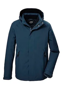 killtec Męska kurtka funkcyjna/kurtka outdoorowa z odpinanym kapturem KOW 4 MN JCKT, ciemnoniebieska, 4XL, 41843-000 - Kurtki męskie - miniaturka - grafika 1