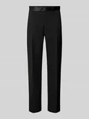 Garnitury - Spodnie materiałowe o kroju slim fit z dodatkiem wiskozy - miniaturka - grafika 1