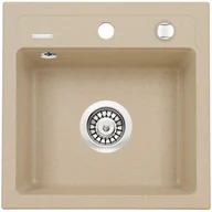 Zlewozmywaki z baterią - DEANTE Zestaw DEANTE ZQZA7103 zlew ZORBA + bateria NEMEZJA (kolor PIASKOWY) ZQZA7103 - miniaturka - grafika 1