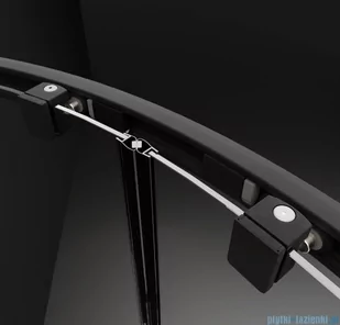 Radaway Premium Pro Black Kdd kabina 90x90cm szkło przejrzyste 1017090-54-01L/1017090-54-01R - Kabiny prysznicowe Radaway Premium Pro Black Kdd kabina 90x90cm szkło przejrzyste 1017090-54-01L/1017090-54-01R - Kabiny prysznicowe - miniaturka - grafika 6