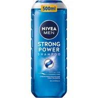 Szampony dla mężczyzn - Nivea Men Szampon Strong Power Wzmacniający - miniaturka - grafika 1