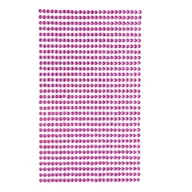 Prace ręczne dla dzieci - Dalprint Kryształki samoprzylepne DPCRAFT 3mm, 806 szt. - pink AA111DLP - miniaturka - grafika 1