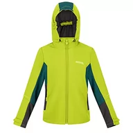 Kurtki i płaszcze dla chłopców - Regatta Acidity V Unisex-Dorosły, Bright Kiwi/Pacific Green/Black, 13 anni - miniaturka - grafika 1