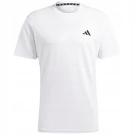 Koszulki męskie - Koszulka męska adidas Train Essentials Training Tee biała IC7430 M - miniaturka - grafika 1