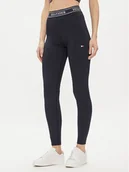 Legginsy - Tommy Hilfiger Legginsy Monotype WW0WW41512 Granatowy Slim Fit - miniaturka - grafika 1
