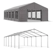 Pawilony ogrodowe - Namiot Imprezowy Letni 5x10x2 Szary SUMMER IPE - miniaturka - grafika 1