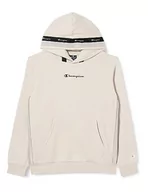 Bluzy i sweterki niemowlęce - Champion Legacy American Tape B-Ultralight Powerblend Fleece Dla dzieci i młodzieży Bluza z kapturem, Grigio Argento, 9-10 lat - miniaturka - grafika 1