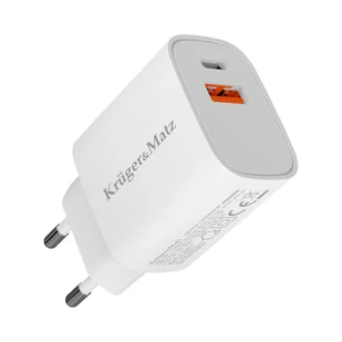 Ładowarka sieciowa Kruger&Matz dual USB z funkcją Power Delivery i Quck Charge - Ładowarki do telefonów - miniaturka - grafika 4