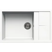 Zlewozmywaki - Elleci Zlewozmywak Unico 310 K96 Biały - miniaturka - grafika 1