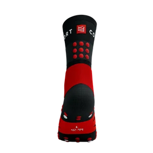 COMPRESSPORT Skarpetki trekkingowe HIKING SOCKS black/red/white - Skarpetki sportowe męskie - miniaturka - grafika 8