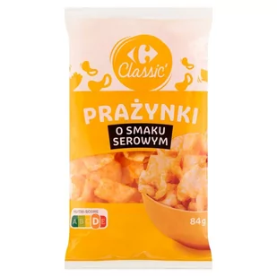 Carrefour Classic Prażynki o smaku serowym 84 g - Chipsy - miniaturka - grafika 1