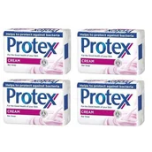 Mydła - Protex, Zestaw 4x, Mydło antybakteryjne, Cream, 90 g - miniaturka - grafika 1