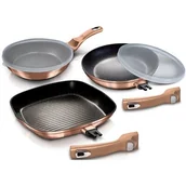 Patelnie - Berlinger Haus Lumarko Zestaw 3 Patelni Granitowych Bh-7038! BH-7038 Kinghoff - miniaturka - grafika 1