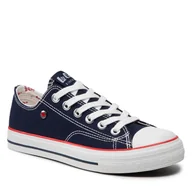 Trampki damskie - Lee Cooper Trampki LCW-22-31-0877LB Navy - miniaturka - grafika 1