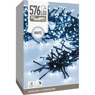 Oświetlenie świąteczne - CHRISTMAS DECORATION, LAMPKI CHOINKOWE ŁAŃCUCH ŚWIETLNY 576 LED TIMER ZIMNY BIAŁY - miniaturka - grafika 1