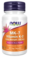 Witaminy i minerały - Witamina K-2 MK-7 300 mcg/60 kaps.( Now Foods) - miniaturka - grafika 1