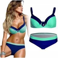 Stroje kąpielowe - STRÓJ KĄPIELOWY DWUCZĘŚCIOWY KOSTIUM BIKINI KOMPLET DÓŁ GÓRA MODELUJĄCY S - miniaturka - grafika 1