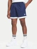 Spodenki męskie - adidas Szorty sportowe Mock Eyelet JY1310 Granatowy Regular Fit - miniaturka - grafika 1