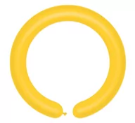 Balony i akcesoria - GMR Modeliny, rurki - żółte - pastelowe - 100 szt. Wysoka jakość. D4/02/100 - miniaturka - grafika 1